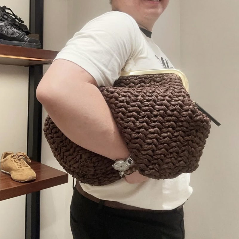 Hand-Woven Kisslock Frame Shou - đánh giá và giá Women'S Raffia Bags
