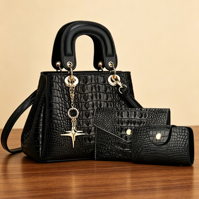 3-piece women's bag set, compa - đánh giá và giá Women'S Bags Handbags