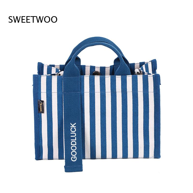 2026 Vertical Stripe Canvas Sm - đánh giá và giá Women Hand Bags For Office